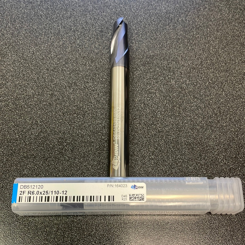 12mm x 12 x 25 x 110, 2F, B, CRB, AlTiN (164023)