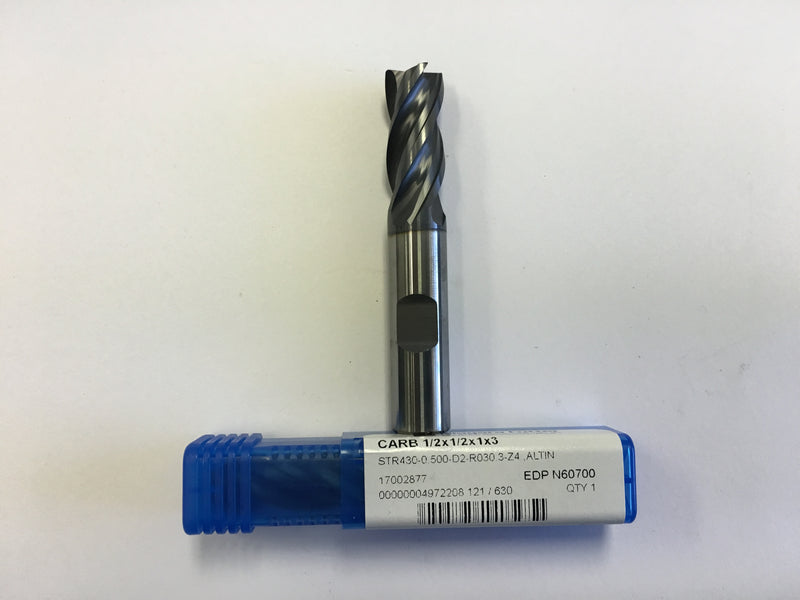 N60700 (1/2 x 1/2 x 1 x 3, STR430, 030, AlTiN)