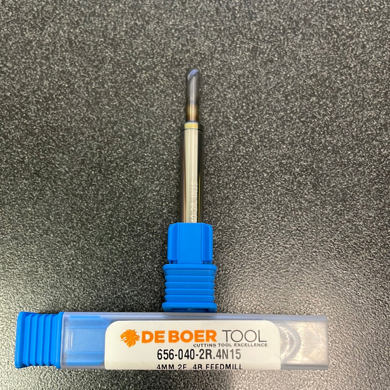 4mm x 6 x 1.5 x 60, 2F, R0.4, CRB, A4 (656-040-2R.4N15)