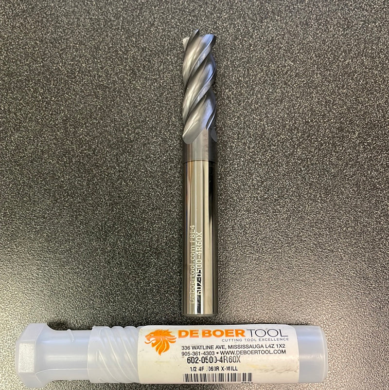 1/2 x 1/2 x 1.32 x 4, 4F, R060, CRB, A4 (602-0500-4R60X)