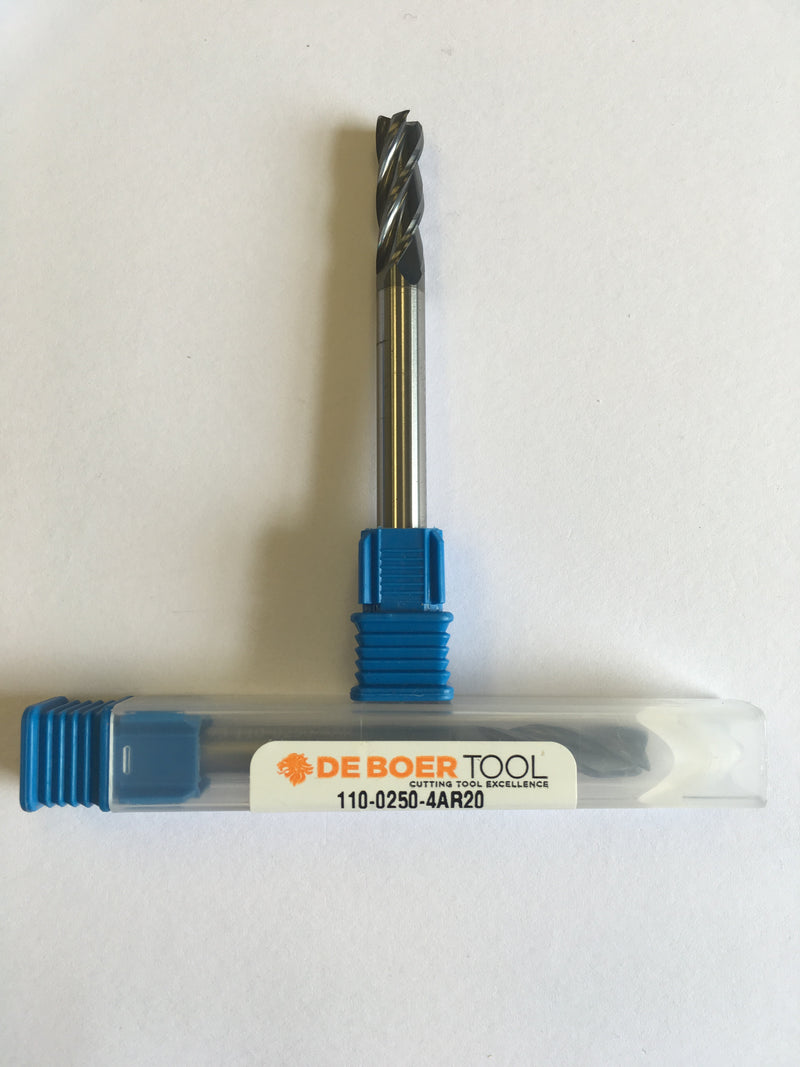 1/4 x 1/4 x 3/4 x 2-1/2, 4F, R020, CRB, A4 (110-0250-4AR20)