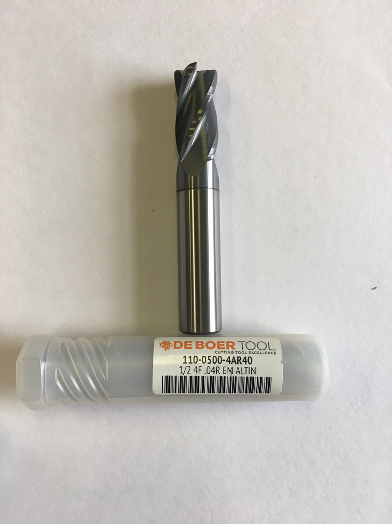 110-0500-4AR40 (1/2 x 1/2 x 1 x 3, 4F, R040, CRB, A4)