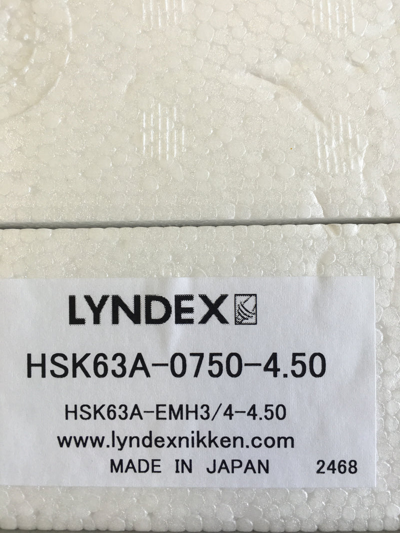 HSK63A-0750-4.50 (HSK63A x 4.50 / 3/4 EM Holder)