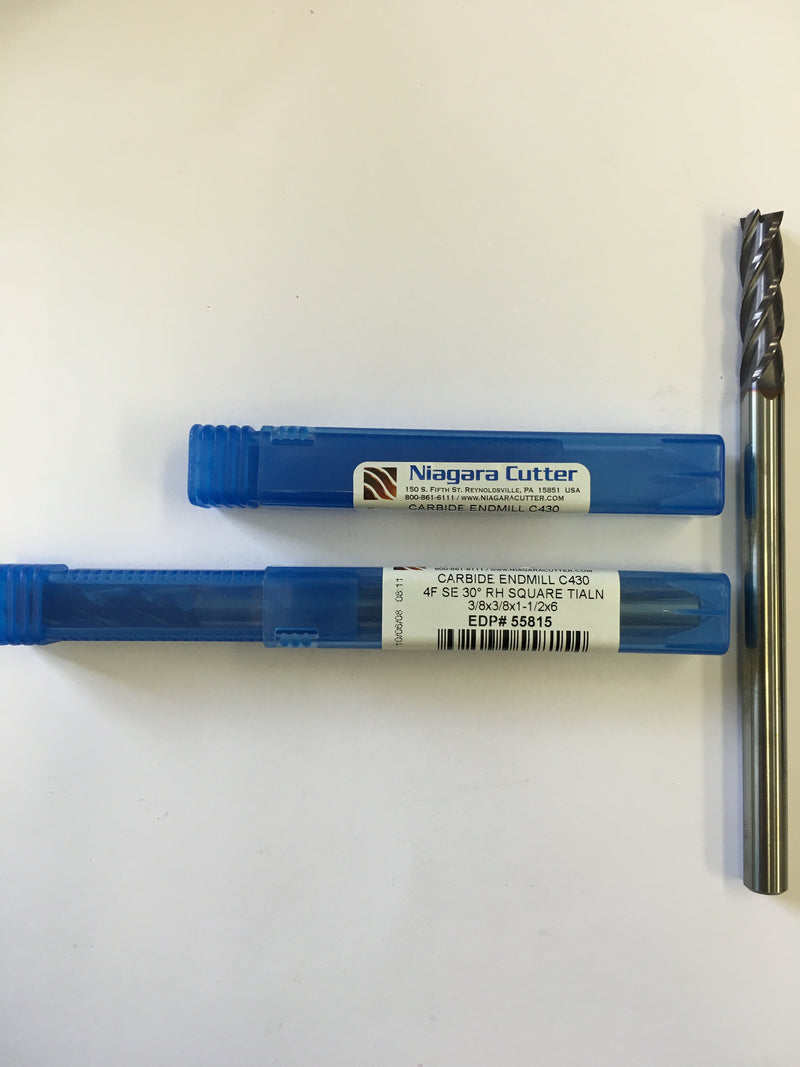 N55815 (3/8 x 3/8 x 1-1/2 x 6, 4F, S, CRB, TiAlN)