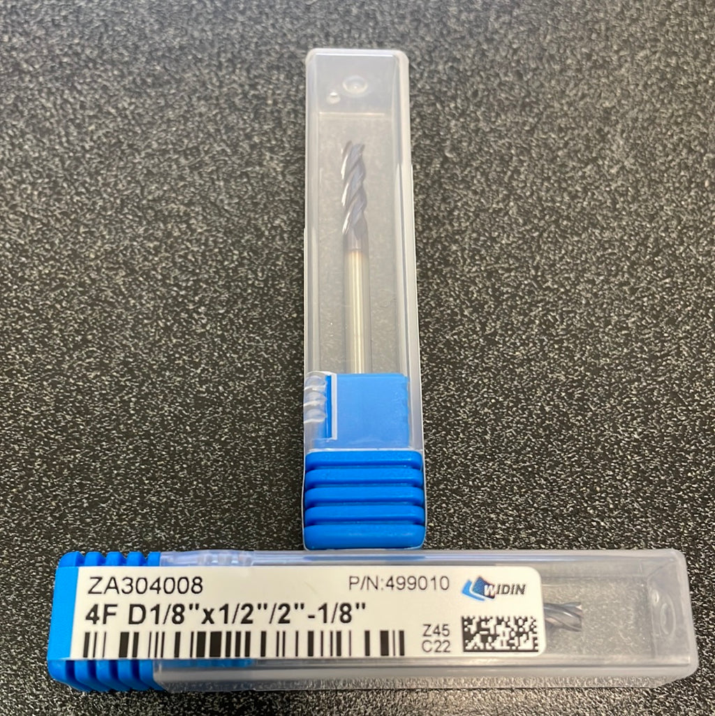 1/8 x 1/8 x 1/2 x 2, 4F, S, CRB, AlTiN (499010)