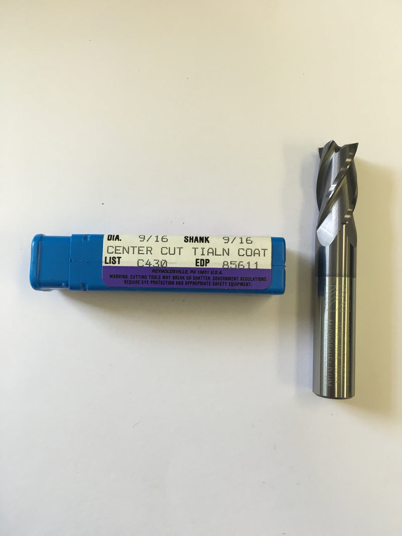 N85611 (9/16 x 9/16 x 1-1/8 x 3-1/2, 4F, S, CRB, TiAlN)