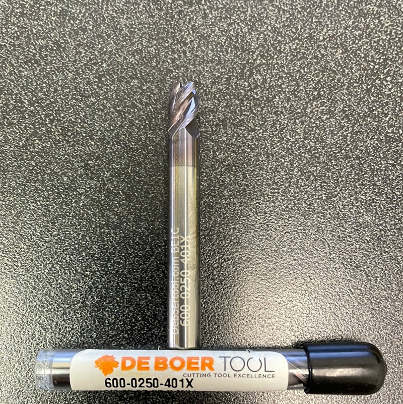 1/4 x 1/4 x .320 x 2, 4F, S, CRB, A4 (600-0250-401X)