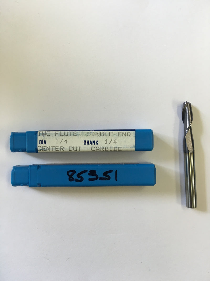 N85351 (1/4 x 1/4 x 3/4 x 2-1/2, 2F, S, CRB, TiAlN)