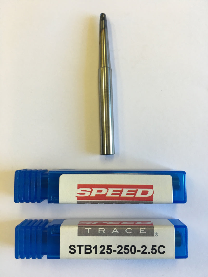 STB125-250-2.5C (1/8 x 1/4 x 1/8 x 2-1/2, 2F, B, CRB, 3tps, AlTiN)