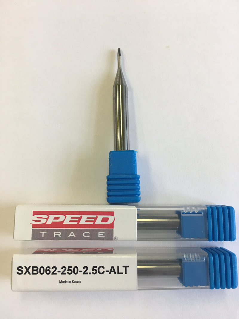 1/16 x 1/4 x 1/16 x 2-1/2, 2F, B, CRB (neck relief to 0.400") (SXB062-250-2.5C-ALT)